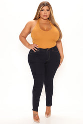 Level Up Stretch Skinny Jeans - Dark Wash Ins Street